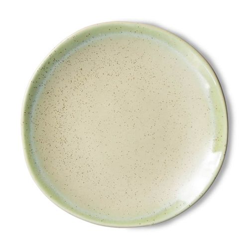 HK living / Keramický tanier 70's Pistachio 22 cm