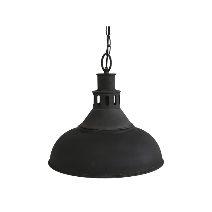 Chic Antique / Stropní lampa factory Antique Black