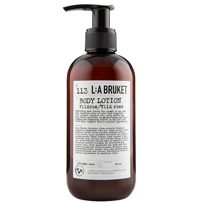 L:A BRUKET / Tělové mléko Wild Rose 250ml