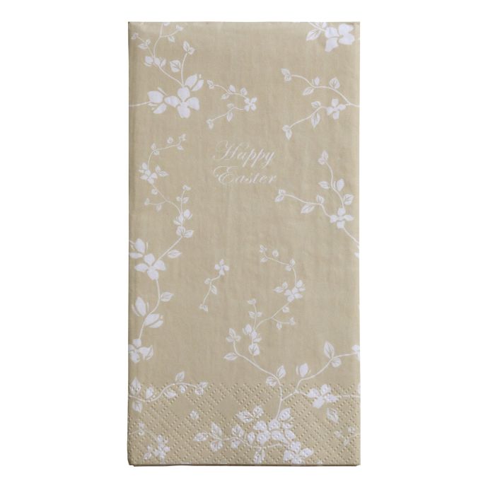 Chic Antique / Papírové ubrousky Happy Easter Flowers Honey 16 ks