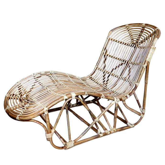 Chic Antique / Ratanové lehátko Deck