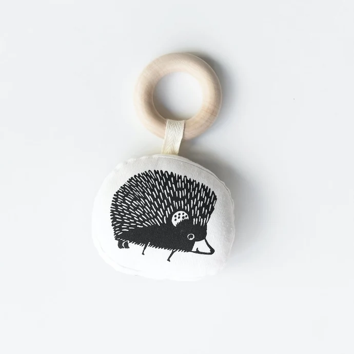 Wee Gallery / Hrýzadlo z organickej bavlny - Hedgehog