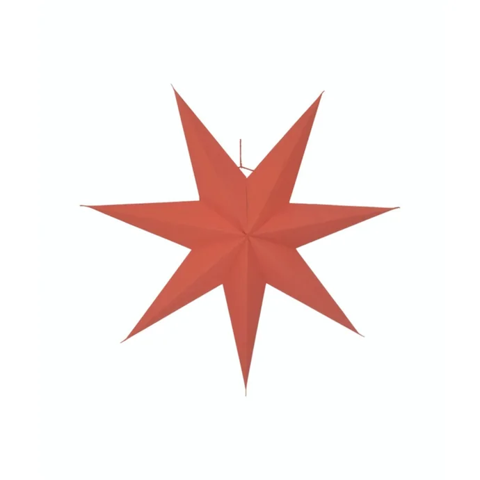 Garden Trading / Závěsná papírová hvězda Maddox Brick Red 60 cm