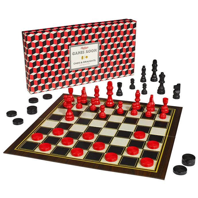 Ridley's Games Room / Desková hra - šachy a dáma 2v1