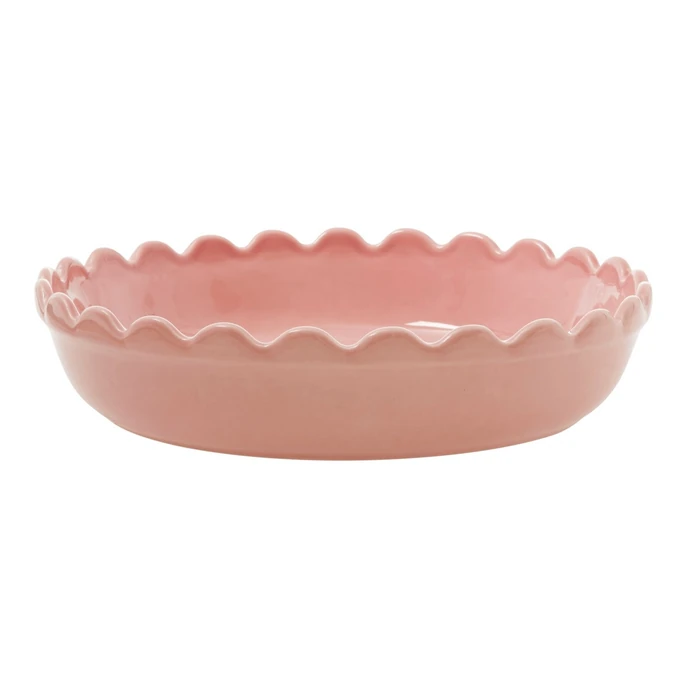 rice / Zapékací mísa Stoneware Soft Pink Ø24cm