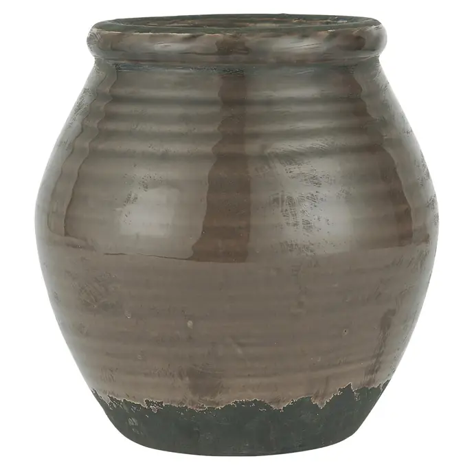 Ib Laursen / Keramická váza Grooves 20,5 cm