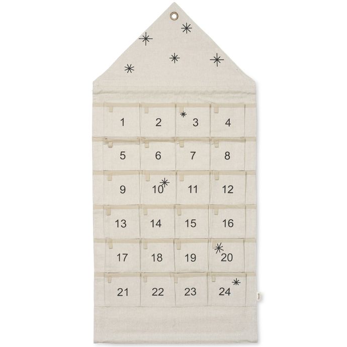ferm LIVING / Textilní adventní kalendář Star Christmas Calendar