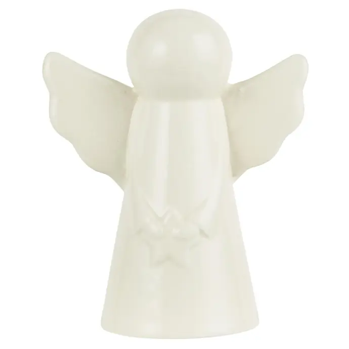 IB LAURSEN / Porcelánový anjel Angel Star 10 cm