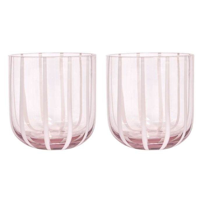 OYOY / Poháre Mizu Glass Rose 320 ml - set 2 ks