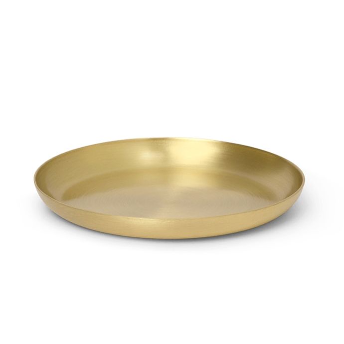 ferm LIVING / Mosadzná tácka Brass 9,5 cm