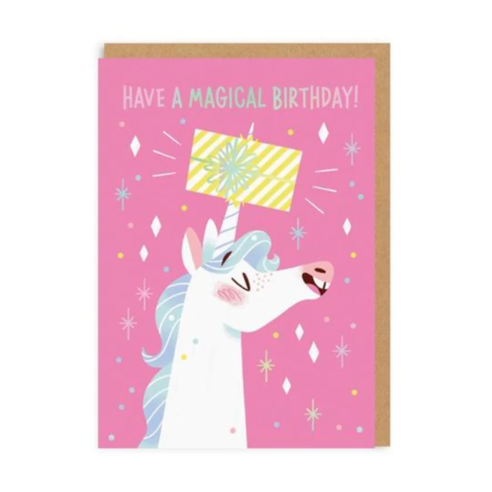 Ohh Deer / Přání k narozeninám Unicorn