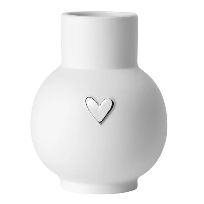 räder / Porcelánová vázička Ball Silver 13 cm