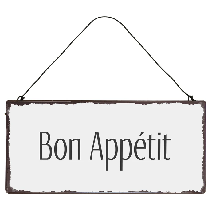 IB LAURSEN / Plechová cedule Bon Appétit