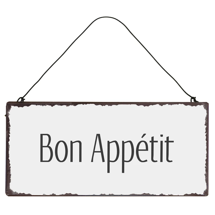 Ib Laursen / Plechová cedule Bon Appétit