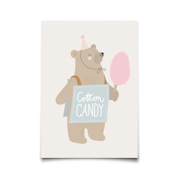 EEF lillemor / Pohlednice Circus Cotton Candy