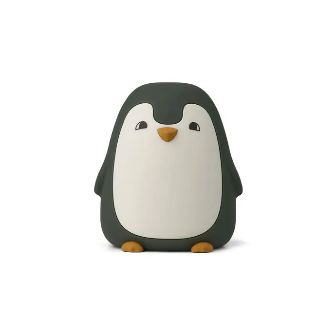 LIEWOOD / Detská nočná lampička Ditlev Penguin Hunter Green
