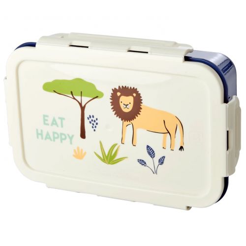 rice / Svačinový box s přihrádkami Blue Jungle Print