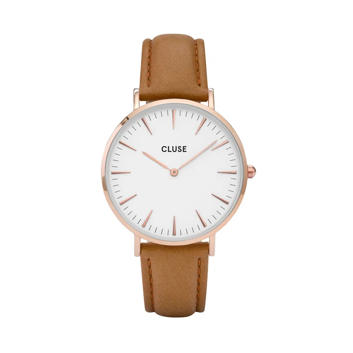 CLUSE / Hodinky Cluse La Bohéme Rose Gold white/caramel