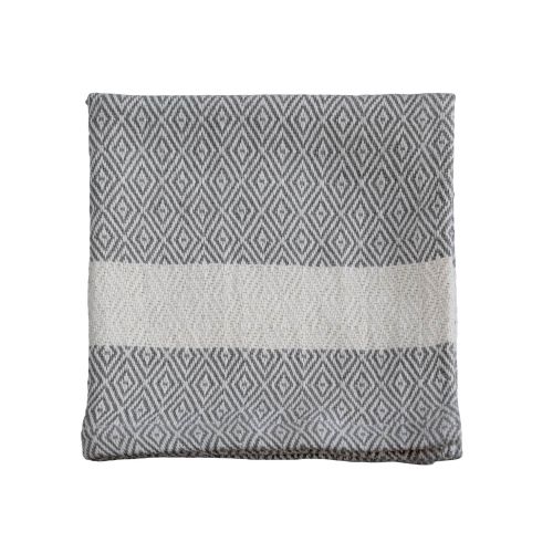 Éternel / Bavlněný ručník Hammam French grey 32 × 32 cm