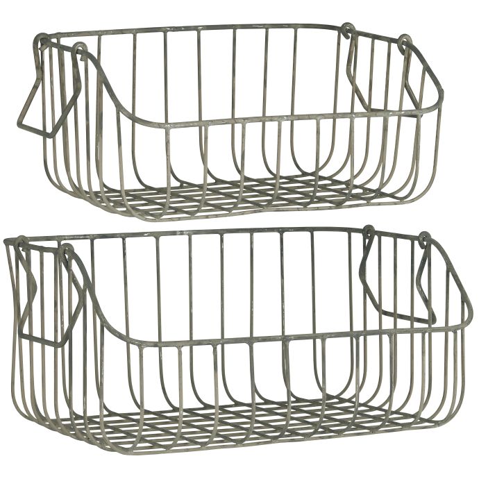 IB LAURSEN / Kovový úložný koš Handles