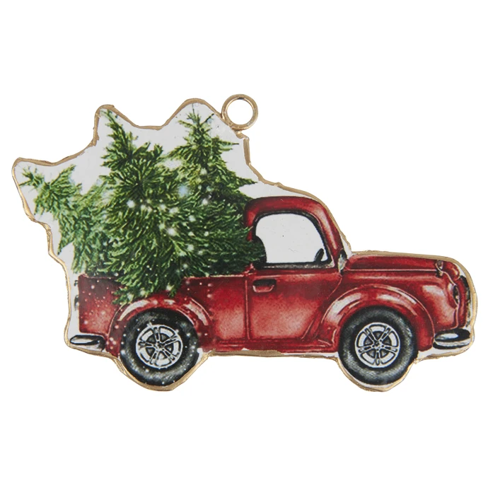 Ib Laursen / Vianočná ozdoba Vintage Red Ford