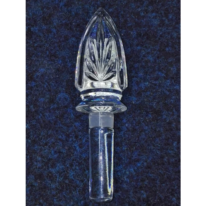 CRYSTAL BOHEMIA / Krištáľová zátka na fľašu Leaf Crystal BOHEMIA