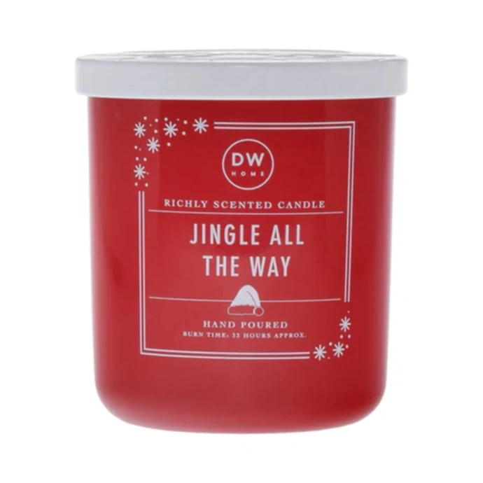 dw HOME / Vonná sviečka v skle Santa Red / Jingle all the way 249 g