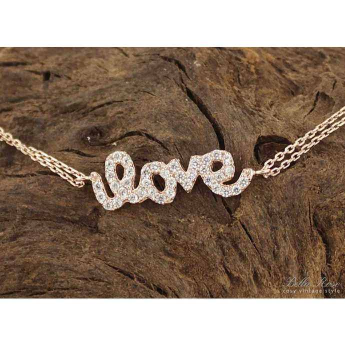 Living Accessories / Náramok Love rose
