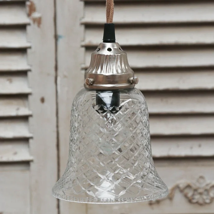 Chic Antique / Závesná lampa Glass Bell