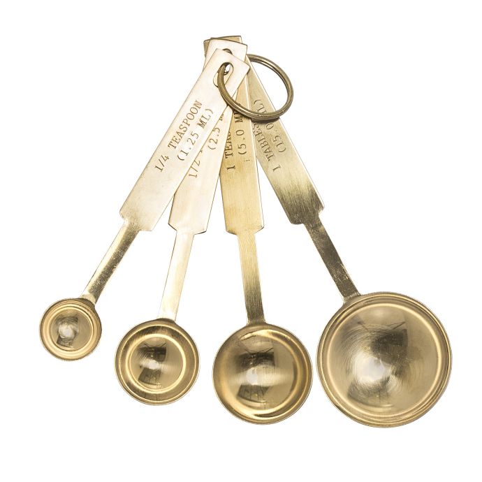 Bloomingville / Odmeriavacie lyžičky Gold - set 4 ks