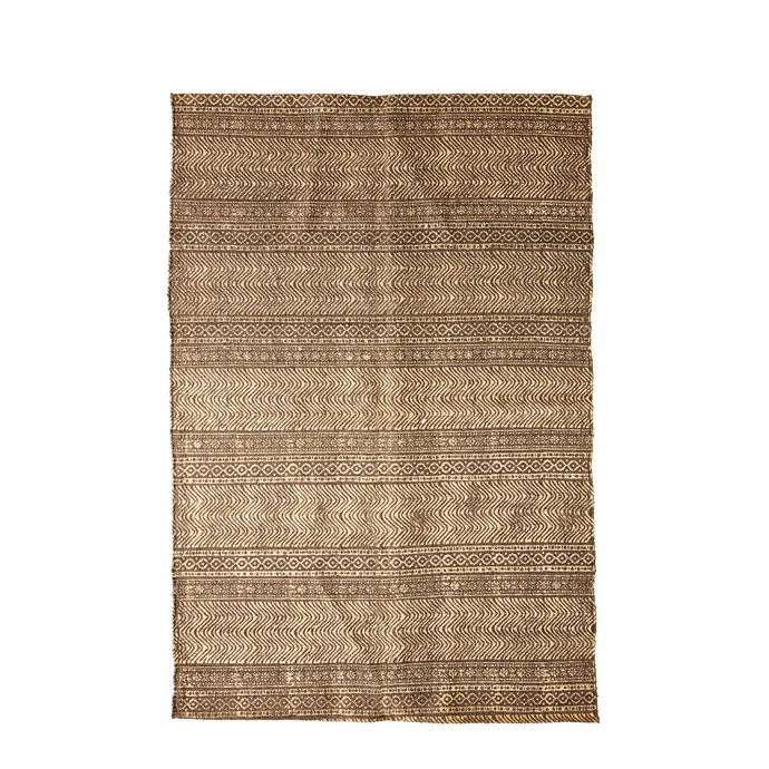 MADAM STOLTZ / Ručne tkaný koberec Printed gold 120x180