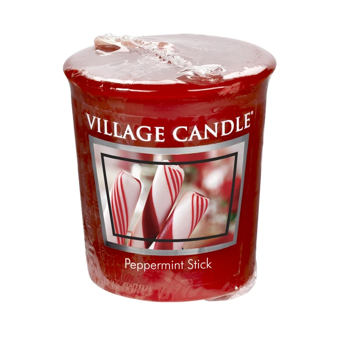 VILLAGE CANDLE / Votívna sviečka Village Candle - Peppermint Stick