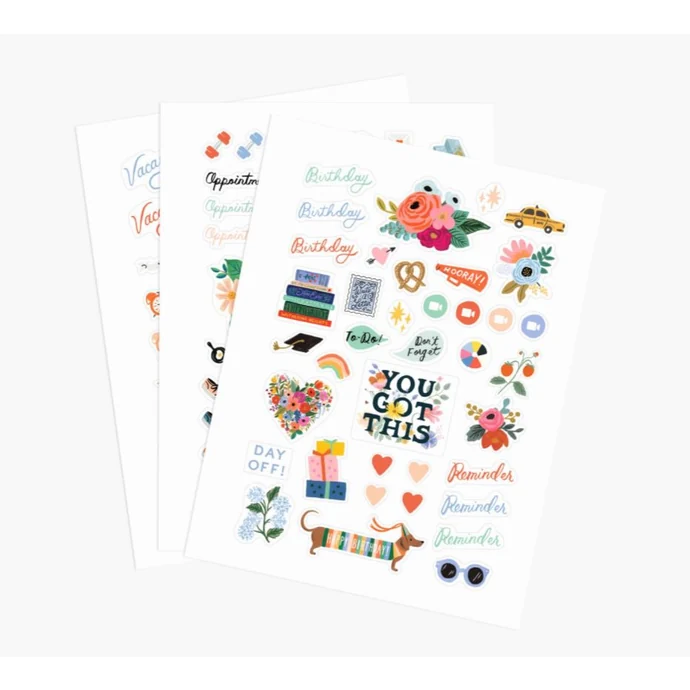 Rifle Paper Co. / Samolepky do diáře Everyday Sticker - Set 3 archů