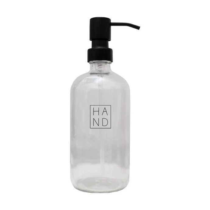 Eulenschnitt / Sklenený dávkovač mydla Hand Transparent 500 ml