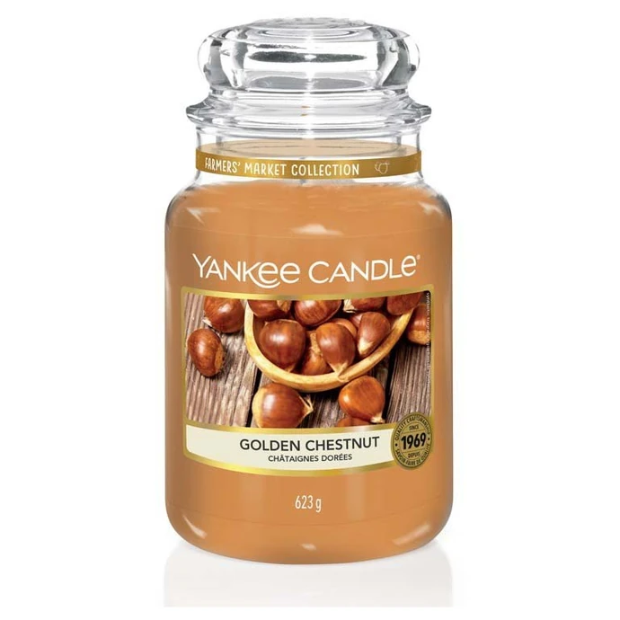 Yankee Candle / Svíčka Yankee Candle 623g - Golden Chestnut