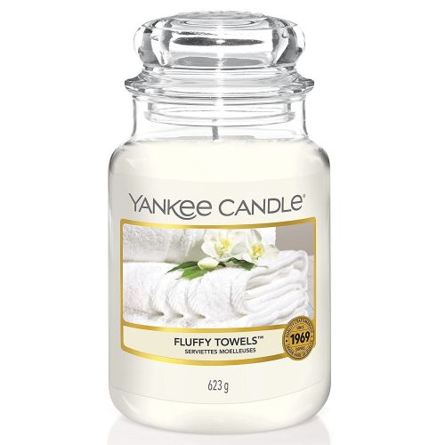 Yankee Candle / Svíčka Yankee Candle 623gr - Fluffy Towels