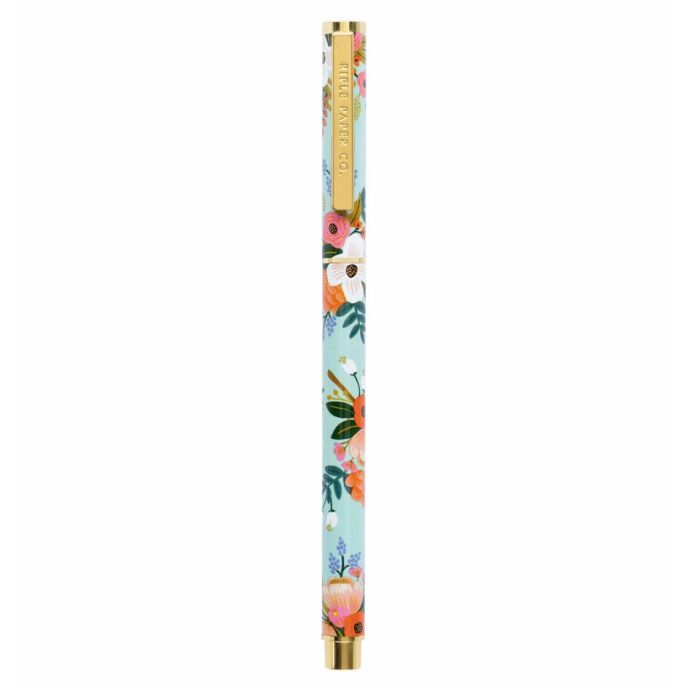 Rifle Paper Co. / Kovové kuličkové pero s florálním motivem Summer Meadow