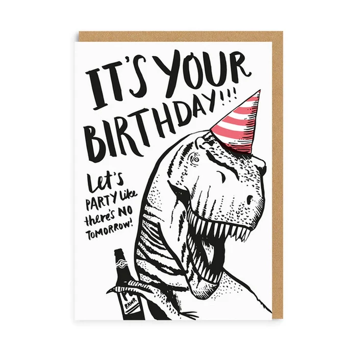 Ohh Deer / Blahoželanie k narodeninám T-Rex