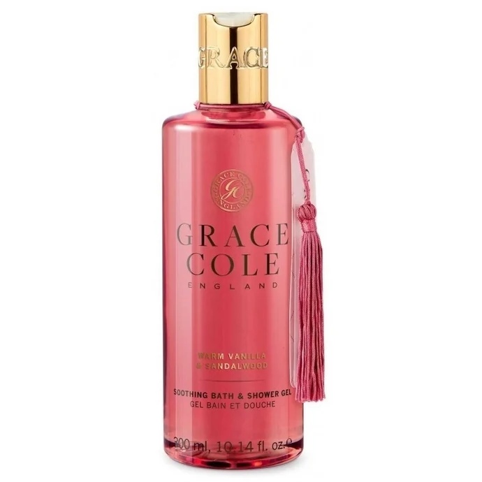 Grace Cole / Sprchový gél Warm Vanilla & Sandalwood 300ml