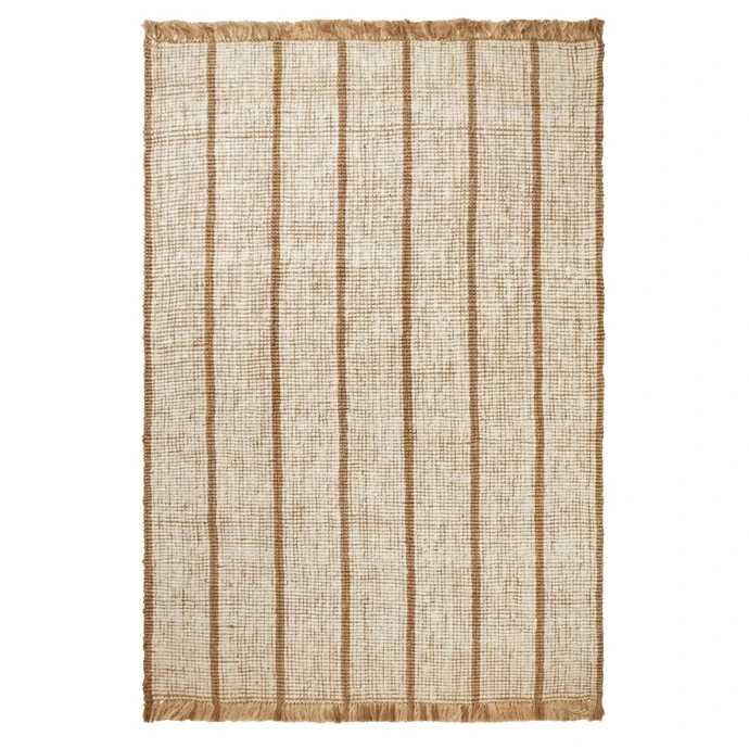 Ferm Living / Koberec Athens Stripes Natural/Off-white 200 x 300 cm