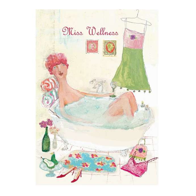Maileg / Přání s obálkou Miss Wellness