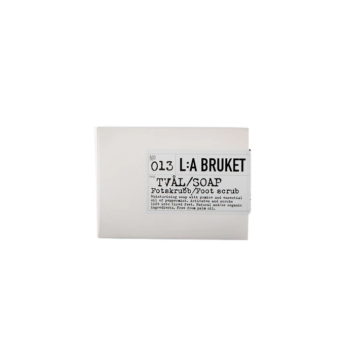L:A BRUKET / Přírodní mýdlo s pemzou Peppermint 120g