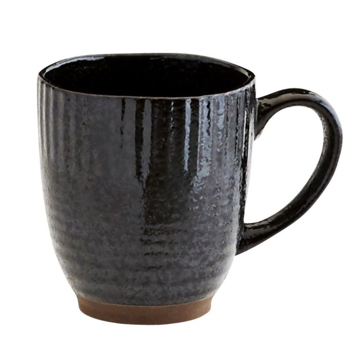 MADAM STOLTZ / Kameninový hrnček Black 400 ml