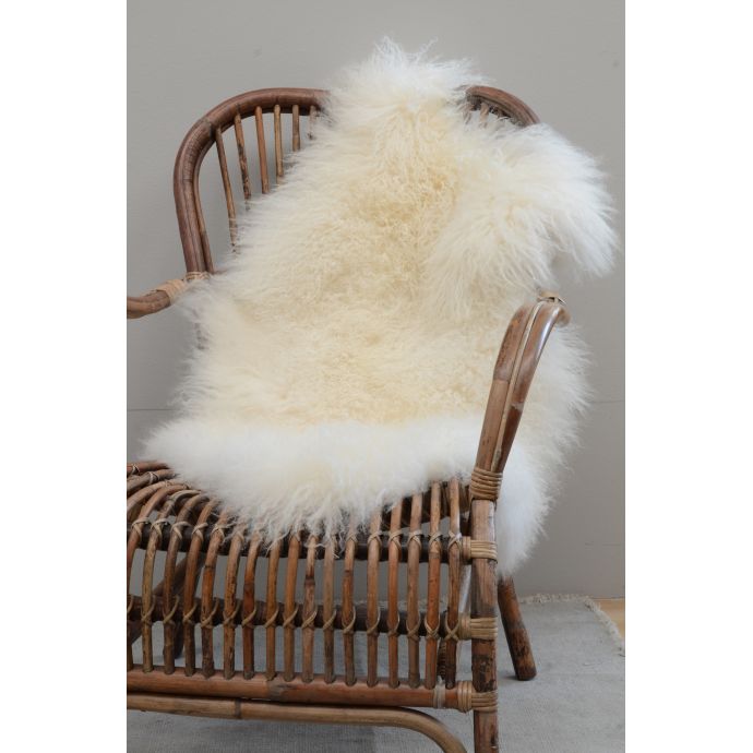 IB LAURSEN / Tibetská ovčia kožušina Natural white