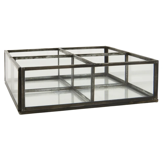 Ib Laursen / Skleněný box Clear & Black 4 Rooms
