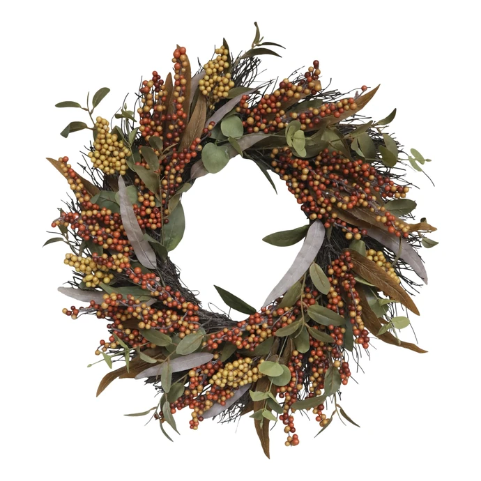 Chic Antique / Dekorativní věnec Fleur Terracotta Ø 50 cm