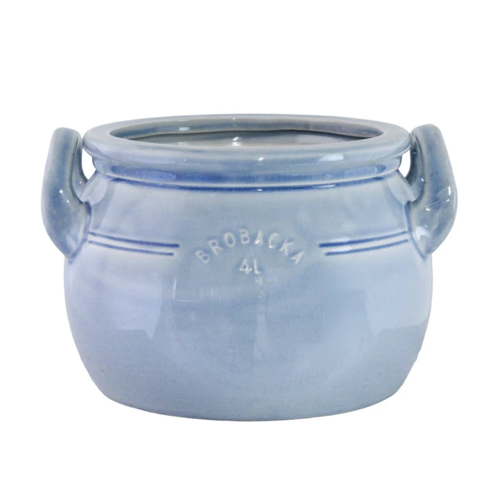 Strömshaga / Kameninová nádoba Brobacka Light Blue 4 l