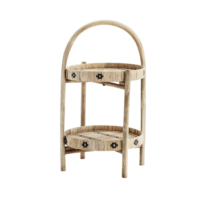 MADAM STOLTZ / Odkládací stolek Natural Bamboo