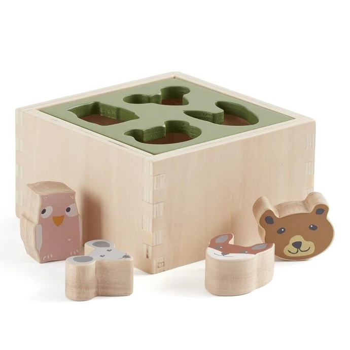 Kids Concept / Box s vkladacími zvieratkami Edvin