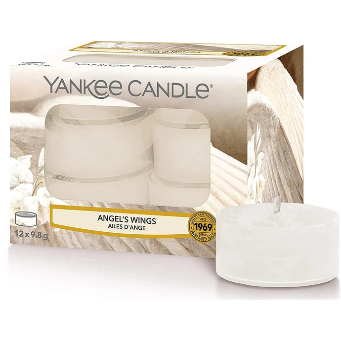 Yankee Candle / Čajové sviečky Yankee Candle 12ks - Angel Wings